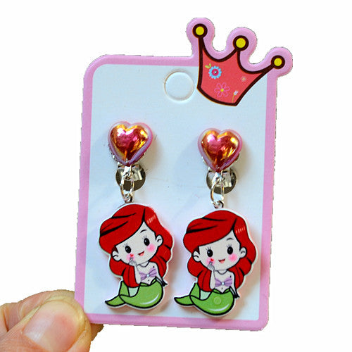 Wholesale Children' s Princess Jewelry Earrings
