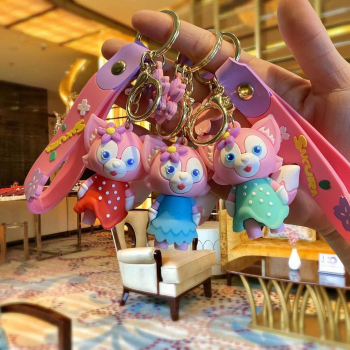 Wholesale Cute 3D Doll Silicone Keychain JDC-KC-MingT130