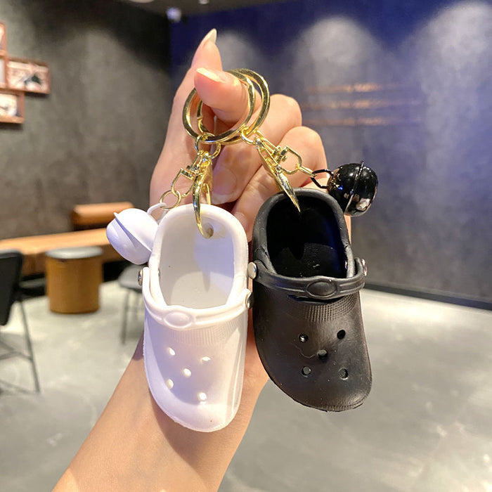 Wholesale Cute Mini Hole Shoes Keychain Pendant Toy Small Shoes Backpack Accessories