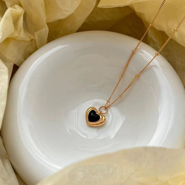 Wholesale Love necklace with niche design, light luxury and high-end sweater chain