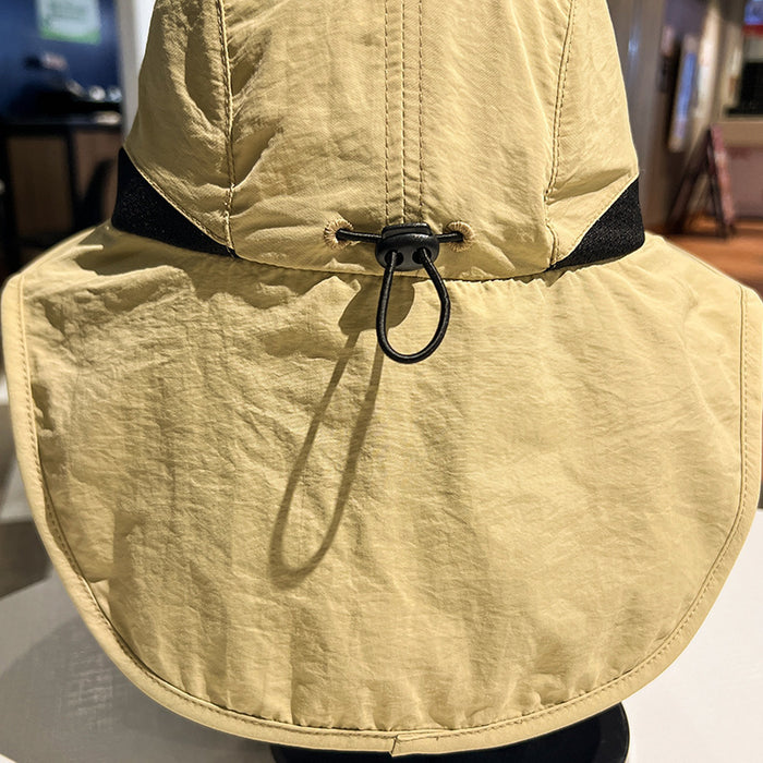 Wholesale Breathable Fisherman Hat Sun Protection with Drawstring Adjustable Men's Sun Hat