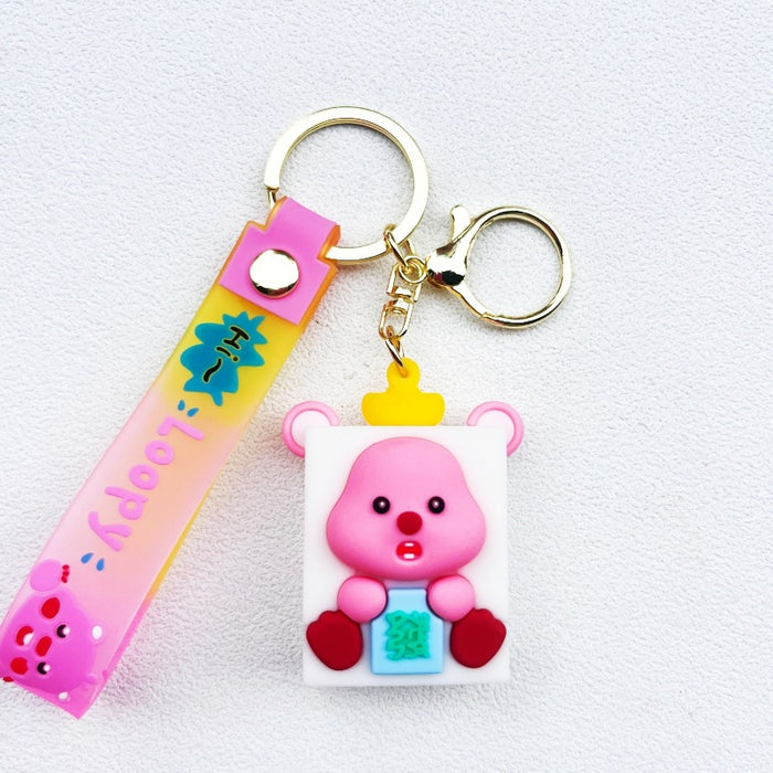 Wholesale PVC Cartoon Doll Keychain JDC-KC-WuYi281