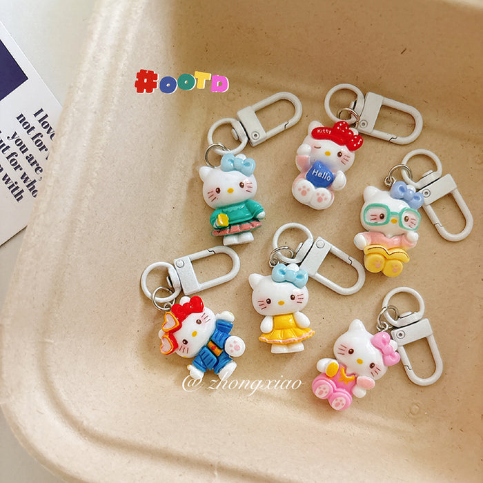 Wholesale Cartoon keychain pendant, cute bag decoration, student backpack accessories