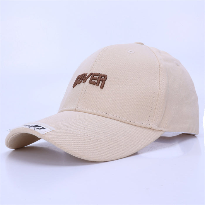 Wholesale Fashionable embroidered letter baseball cap, summer sun shading duckbill cap
