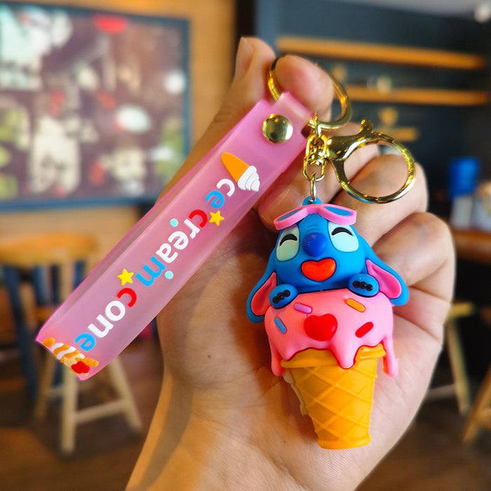 Wholesale Cartoon Doll Silicone Keychain JDC-KC-Tingm245