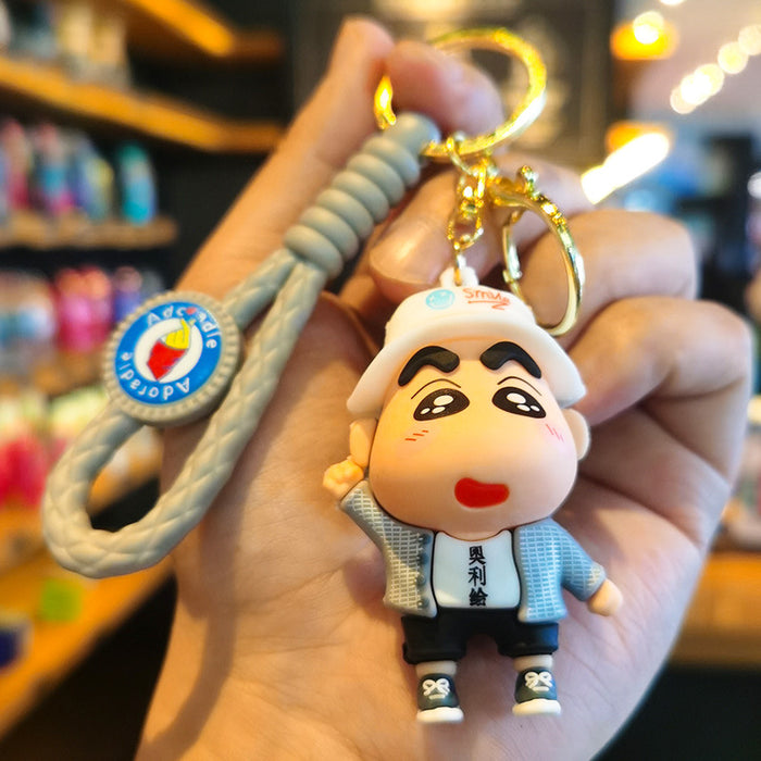 Wholesale   Cartoon  key chain couple car personality key chain  bag pendant