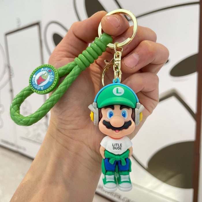 Wholesale Keychain cartoon doll backpack pendant car keychain claw doll machine small gift