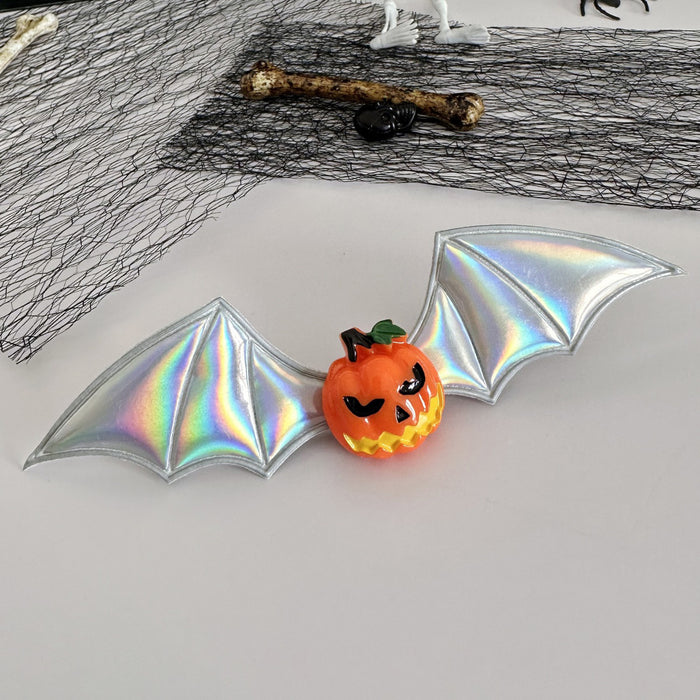 Wholesale New Halloween Headdress Dark Series Funny Pumpkin Single Eye Devil Bat Wings Side Hairpin Hairpin
