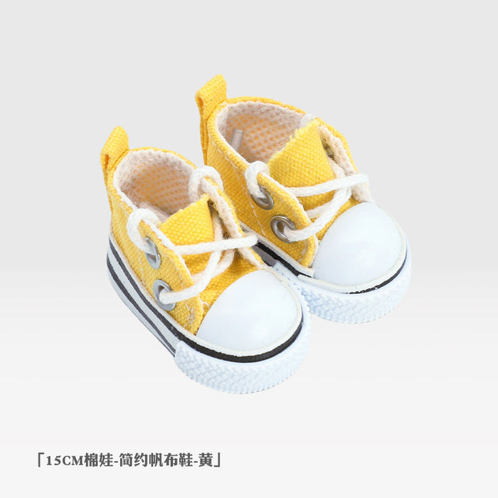 Wholesale 20cm Cotton Doll Shoes Simple Sports Canvas Shoes Doll Doll Shoes  Accessories Cotton Doll Shoes