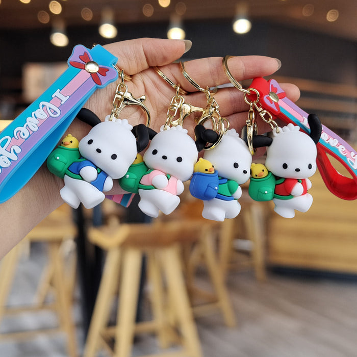 Wholesale Cartoon Silicone Doll Keychain JDC-KC-ZhuoRan033