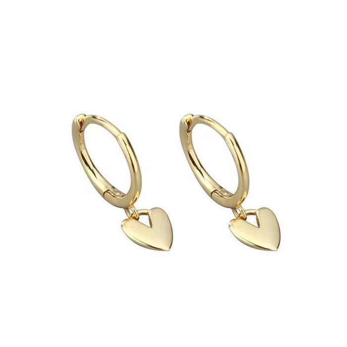 Wholesale Heart-shaped short earrings