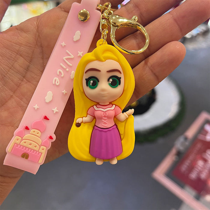 Wholesale PVC Cartoon Doll Keychain JDC-KC-XingS014