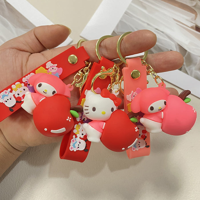 Wholesale Cartoon Cat Keychain Doll Pendant Cute Bag Key