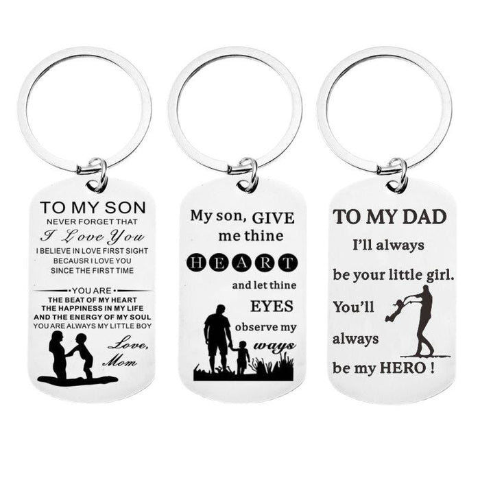 Wholesale Stainless steel military brand keychain laser engraved new fashionable metal keychain