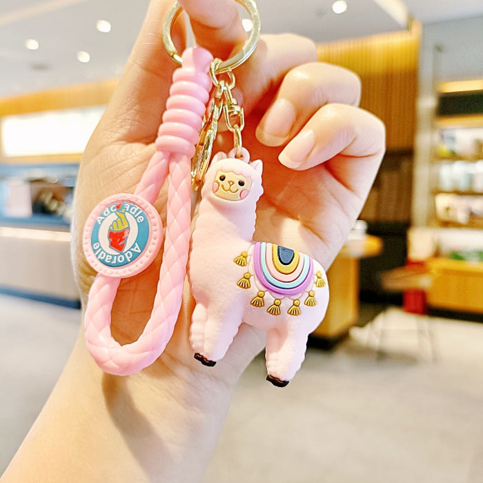 Wholesale Silicone Cartoon Doll Keychain JDC-KC-MingT166