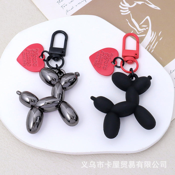 Wholesale Love Balloon Keychain Pendant Couple Keychain Bag Pendant Acrylic Jewelry Accessories