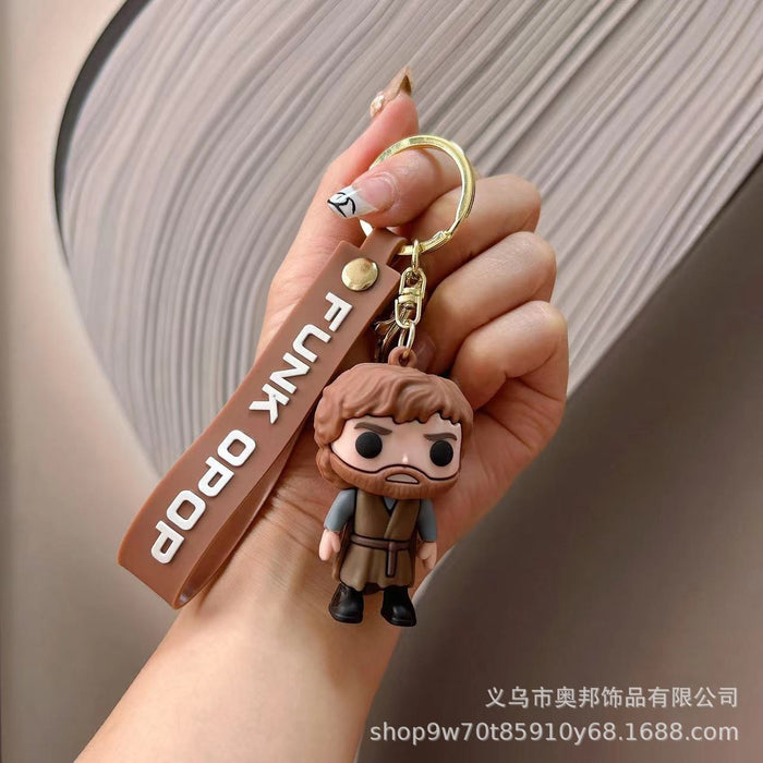 Wholesale 2PCS Super Cute Cute Doll PVC Keychains JDC-KC-Aobang007