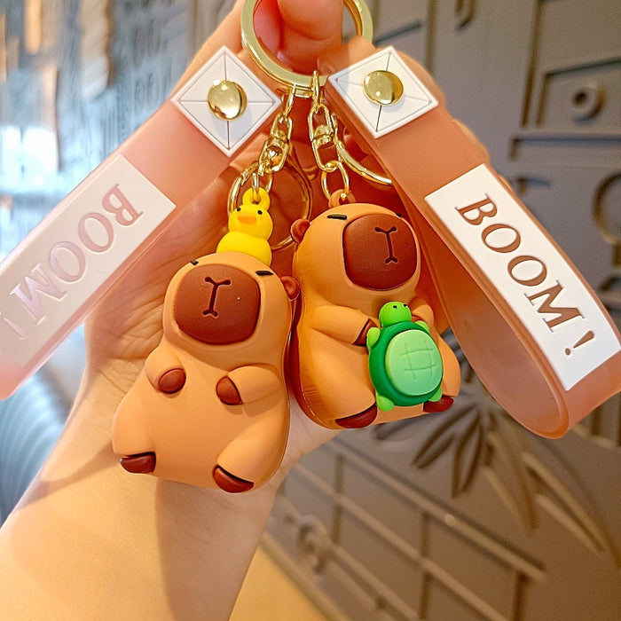 Wholesale Cartoon Doll Silicone Keychain JDC-KC-MingT080