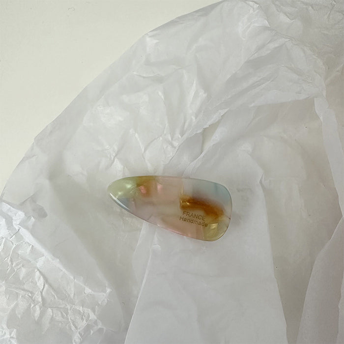 Wholesale Elliptical hair clip with side bangs, simple and elegant headband clip