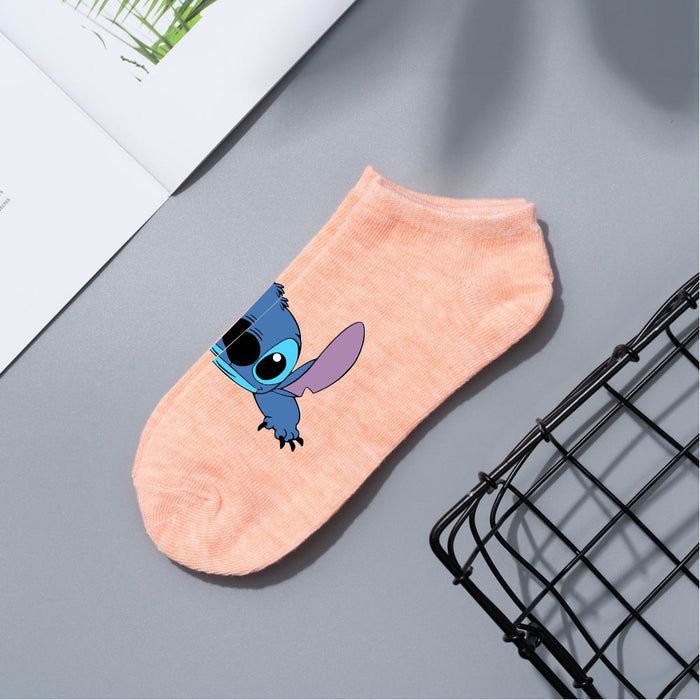 Wholesale Cartoon Short Cotton Socks JDC-SK-WuDuomei005