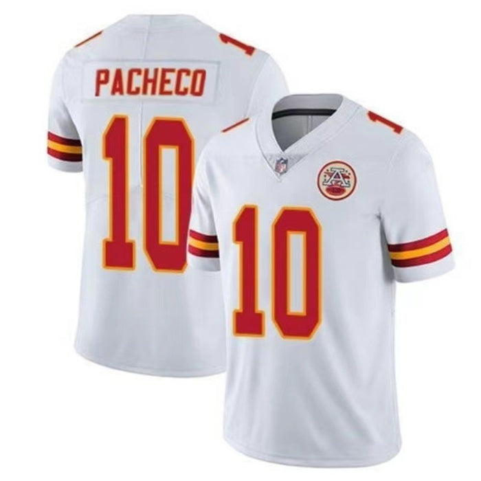 Wholesale NFL Football Uniforms Chiefs No. 87 KELCE No. 15 No. 10 PACHECO No. 25 Embroidery JDC-CTS-HF001