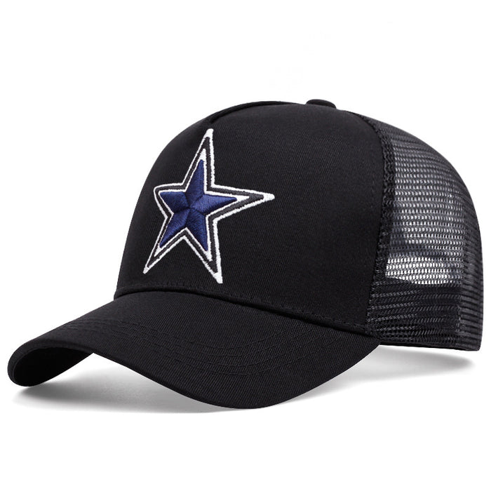 Wholesale Cotton Five-pointed Star Embroidered Baseball Cap JDC-FH-JingK005