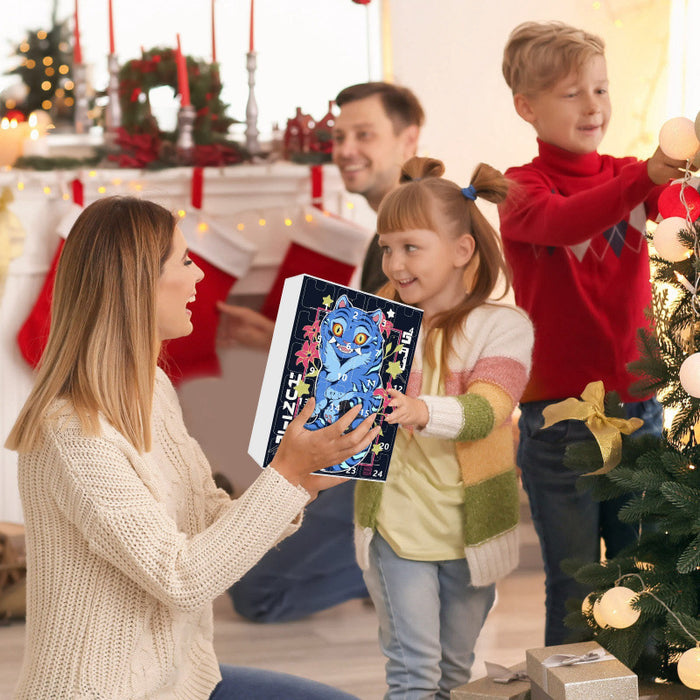 Wholesale KPOP Christmas Countdown Calendar Blind Box Backpack Keychain Acrylic Ornament Gift Box