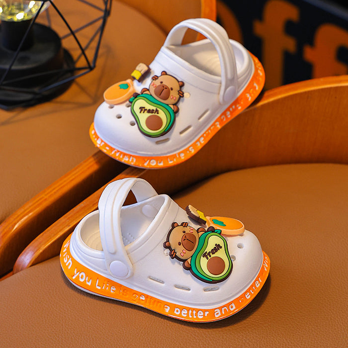 Wholesale Children's Cave Shoes Cartoon Cute Beach Outer Sandals