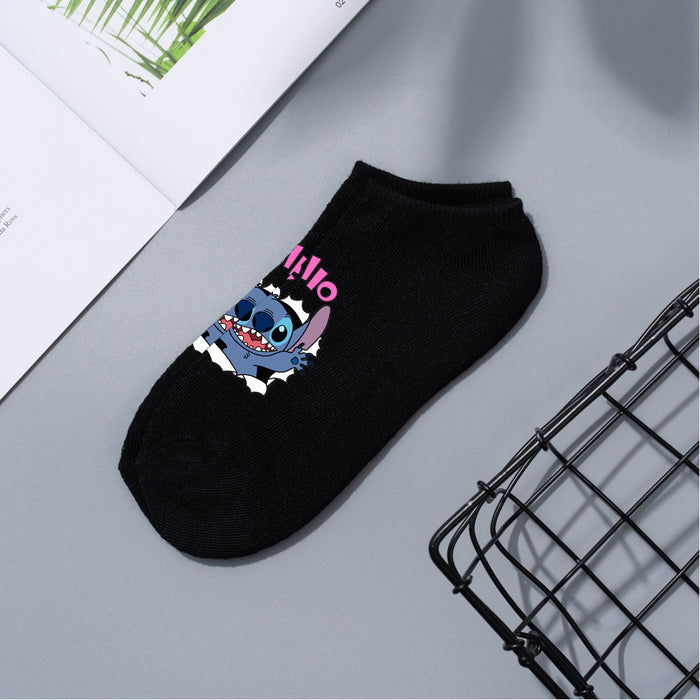 Wholesale Cartoon Short Cotton Socks JDC-SK-WuDuomei005