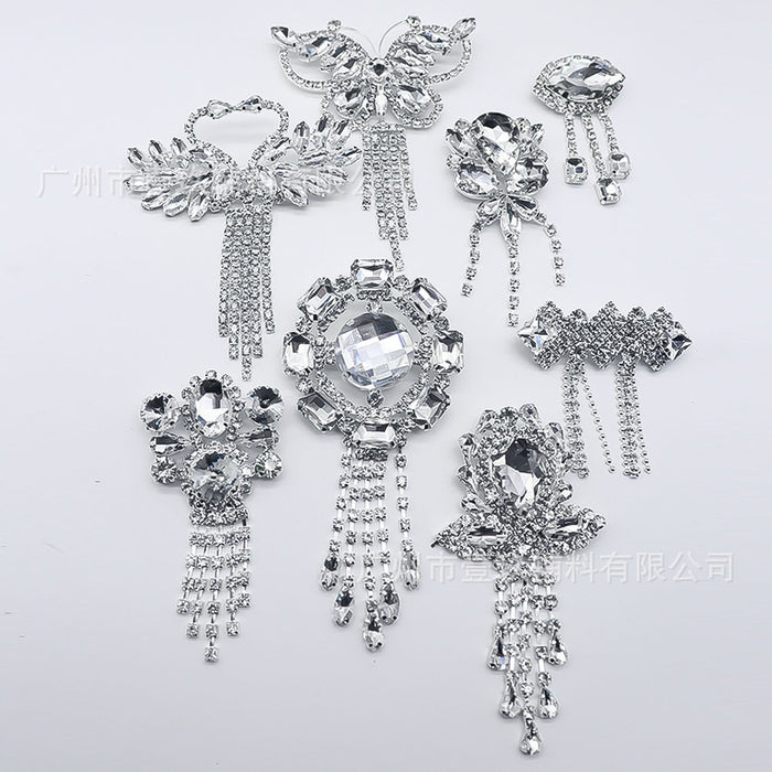 Wholesale DIY rhinestone bow clothing accessories