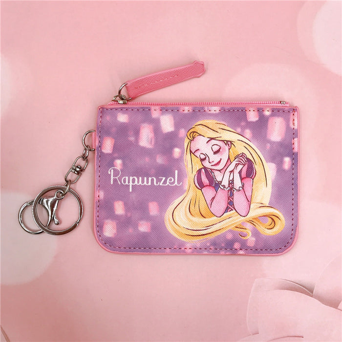 Wholesale PU Cartoon Printing with Key Ring Card Holder Coin Purse JDC-WT-YaLL019