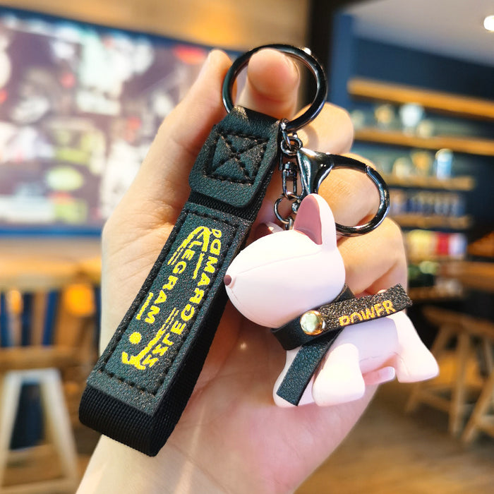 Wholesale Rubber Cartoon Doll Three-dimensional Keychain JDC-KC-Tingm094