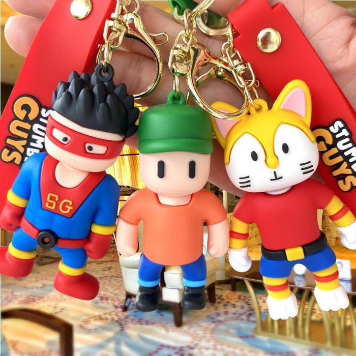 Wholesale Silicone Cartoon Keychain JDC-KC-MingT236