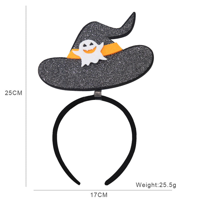 Wholesale Headband With  Bat And Pumpkin Decor Chic Party Prop Hair Accessory