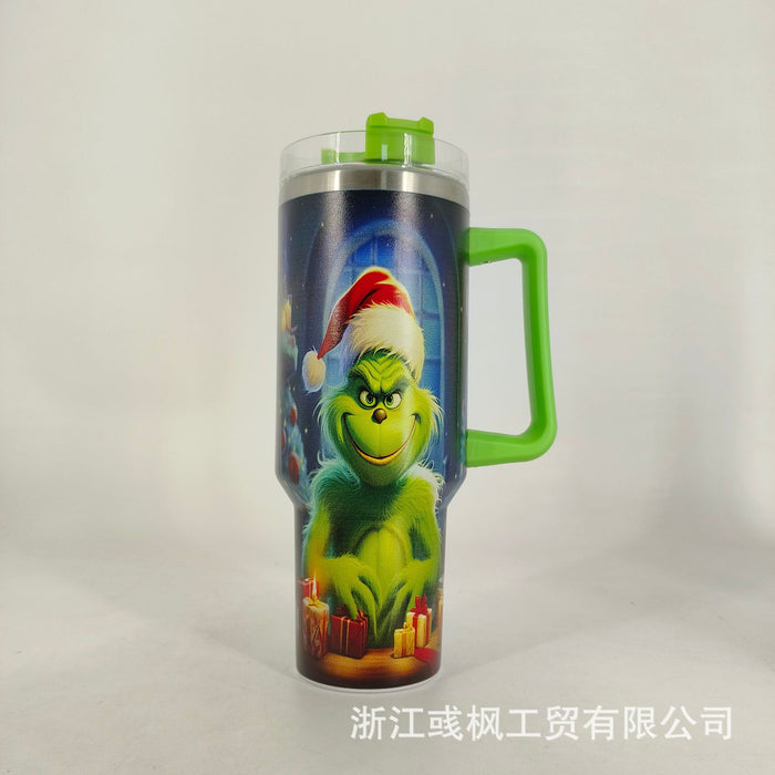 Wholesale 304 Stainless Steel Christmas Series 40oz Insulated Car Cup MOQ≥2
