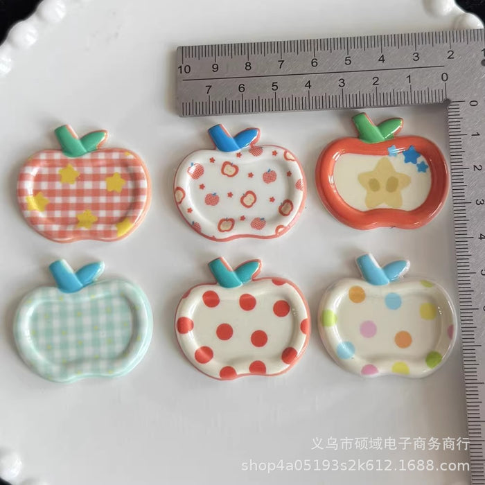 Wholesale Cute Candy Cream Polka Dot Plaid Apple Hairpin Ghost Girl Soft Cute Side Clip Hair Accessories Hairpin