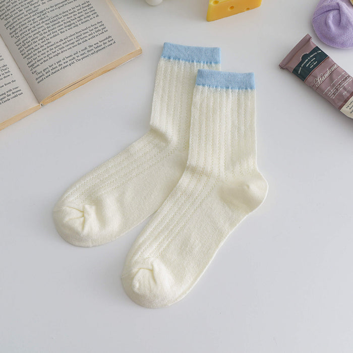 Wholesale Socks made of transparent glass fiber, breathable crystal socks, mesh socks