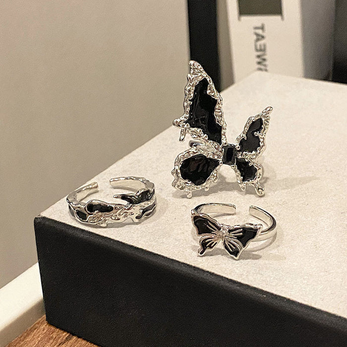 Wholesale Vintage ring, personalized butterfly fashion, layered index finger ring