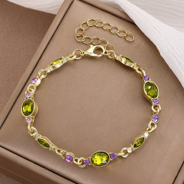 Wholesale Blue Chamomile' s Medieval Green Bracelet