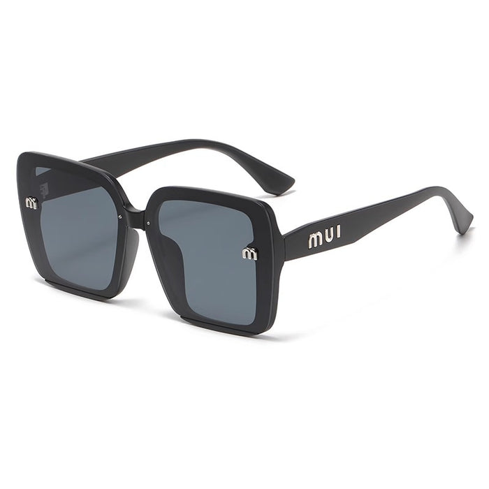 Wholesale Large Frame Black Anti-UV PC Sunglasses JDC-SG-Chengy001