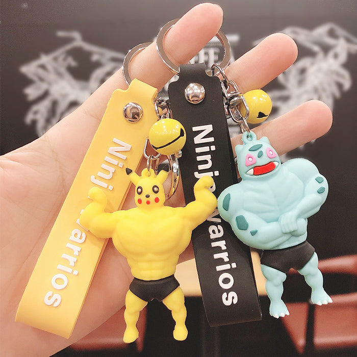 Wholesale Cartoon Silicone Doll Keychain JDC-KC-HaoXi027