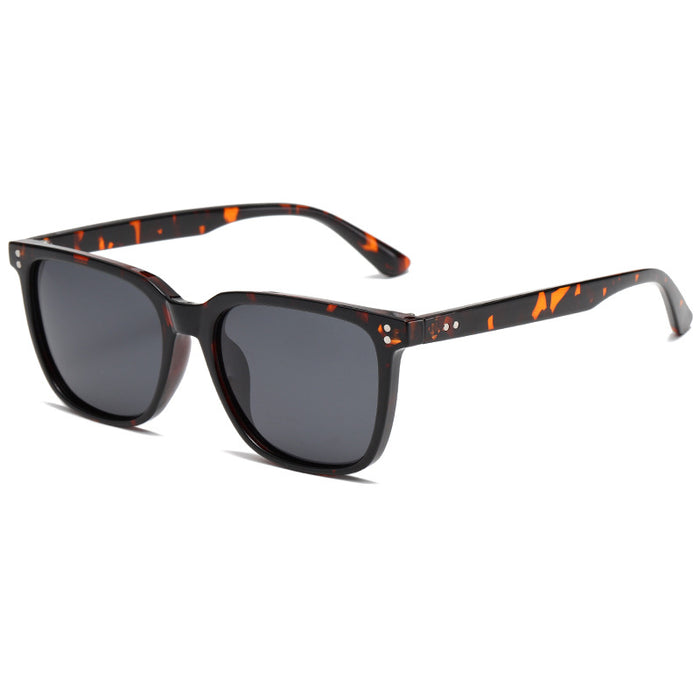 Wholesale Polarized s Square Sunglasses with Rivet Accents