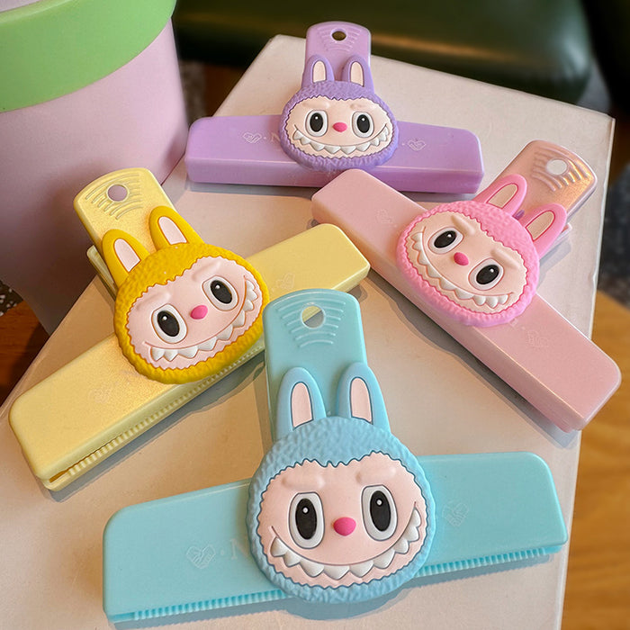 Wholesale Snack Sealing Clip Refrigerator Clip Sealing Clip Baby Cartoon Kitchen Seasoning Household French Fries Food Magnetic Suction Clip