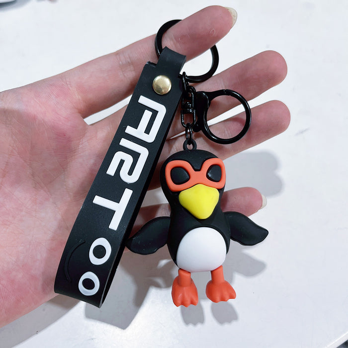 Wholesale Wooden Stick Man Shark Marine Life Pendant Small Gift