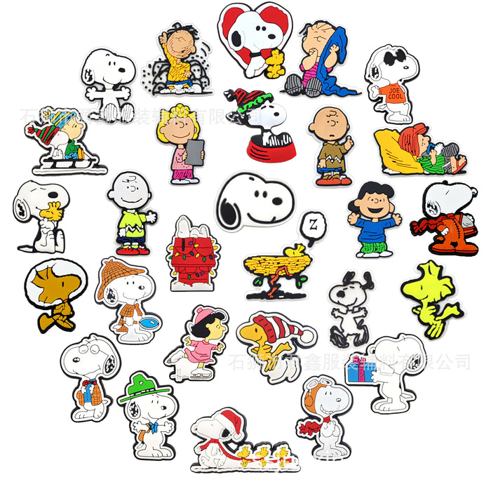 Wholesale 50pcs hole shoes soft rubber decorative buckle shoe accessories