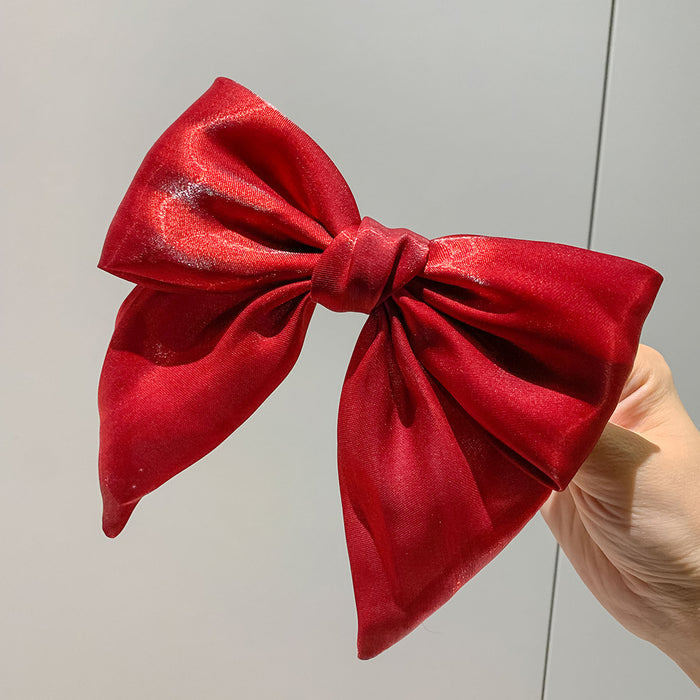 Wholesale Organza Bow Spring Hair Clip JDC-HC-XuanY001