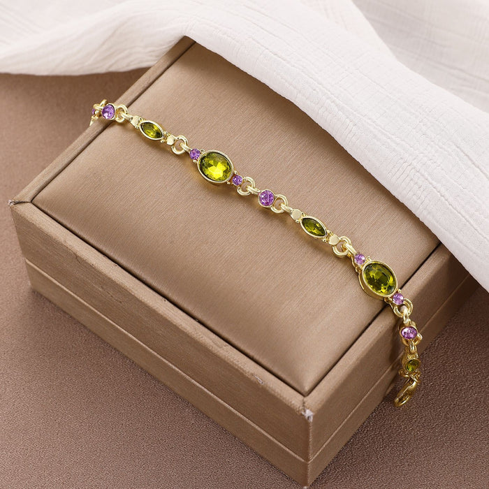 Wholesale Blue Chamomile' s Medieval Green Bracelet