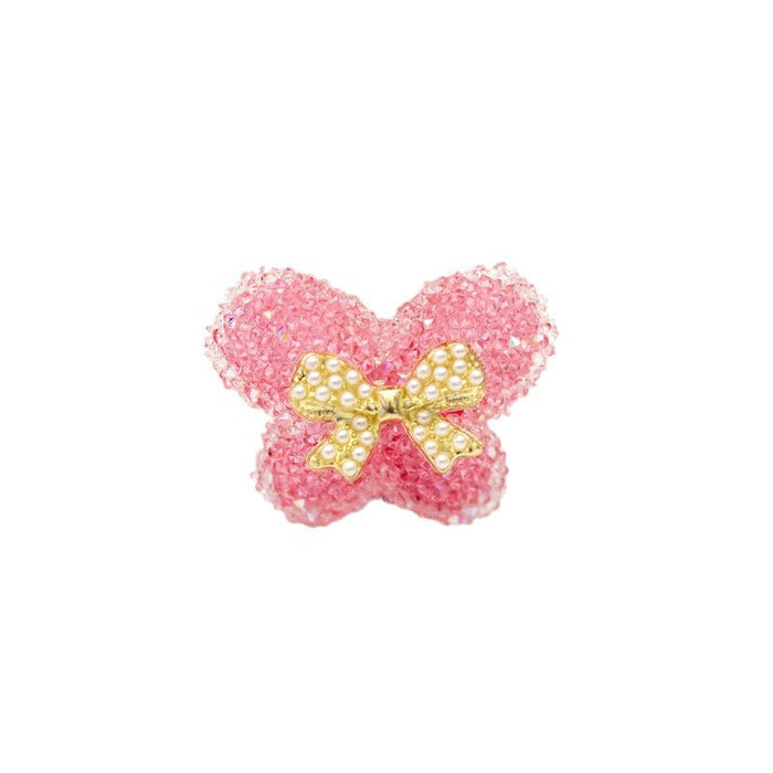 Wholesale Butterfly Sugar Beads Acrylic DIY Beads JDC-BDS-HuaZ011