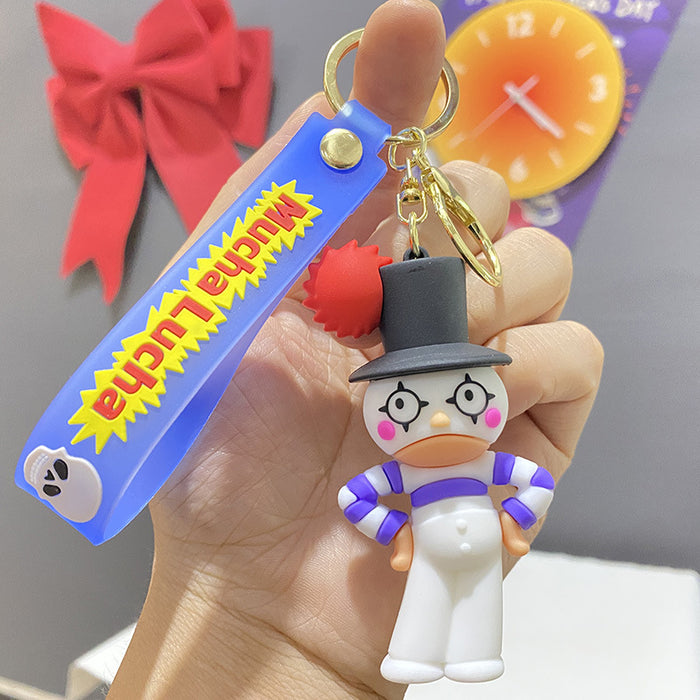 Wholesale PVC Cartoon Doll Keychain JDC-KC-WuYi118