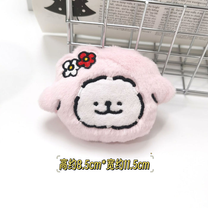 Wholesale Cute Plush Puppy Doll Brooch Dress-up  Plush Squeaky Pendant Bag Decoration